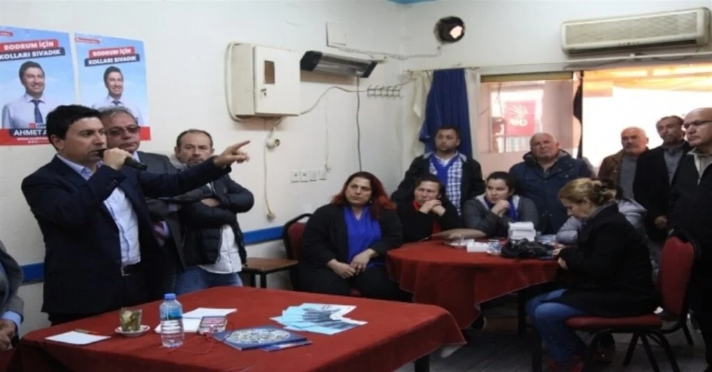 Chp Adayı Aras, Göreve Gelmeden Hizmete Başladı