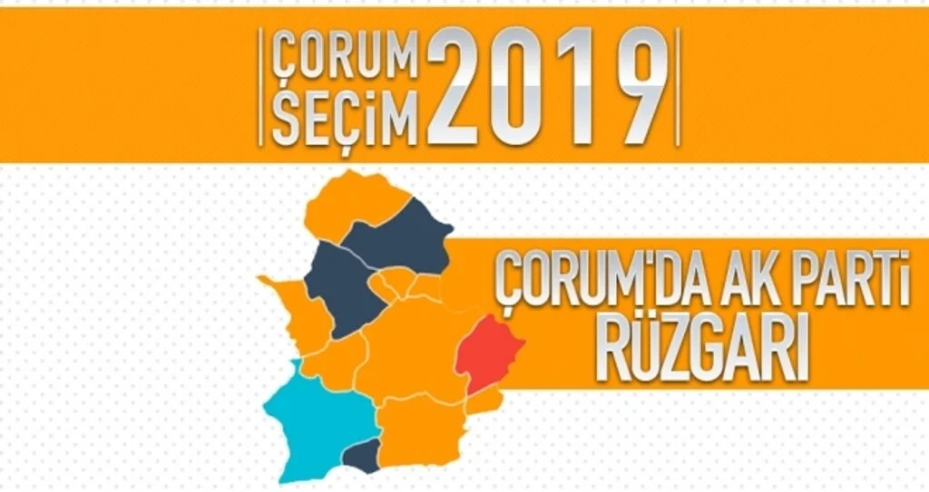 Çorum'da AK Parti rüzgarı