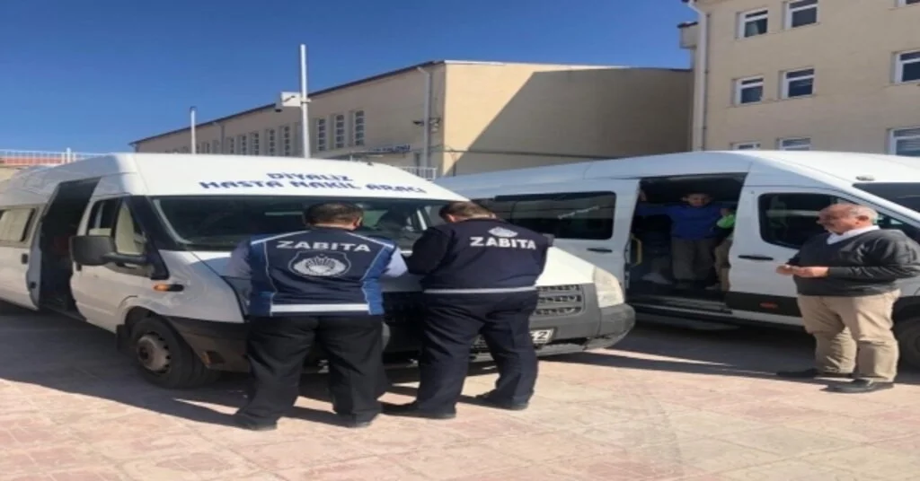 Çorumda Okul Servis Araçları Denetlendi