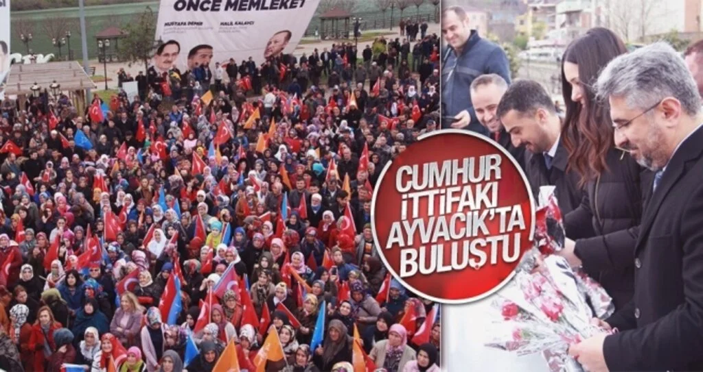 Cumhur İttifakı Ayvacık'ta buluştu