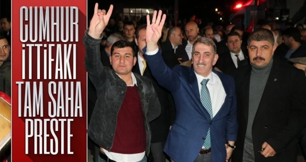 Cumhur İttifakı tam saha preste 