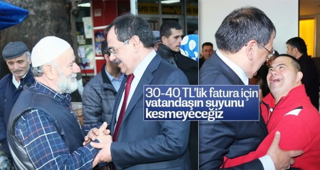 Demir: Vatandaşın suyu kesilmeyecek 