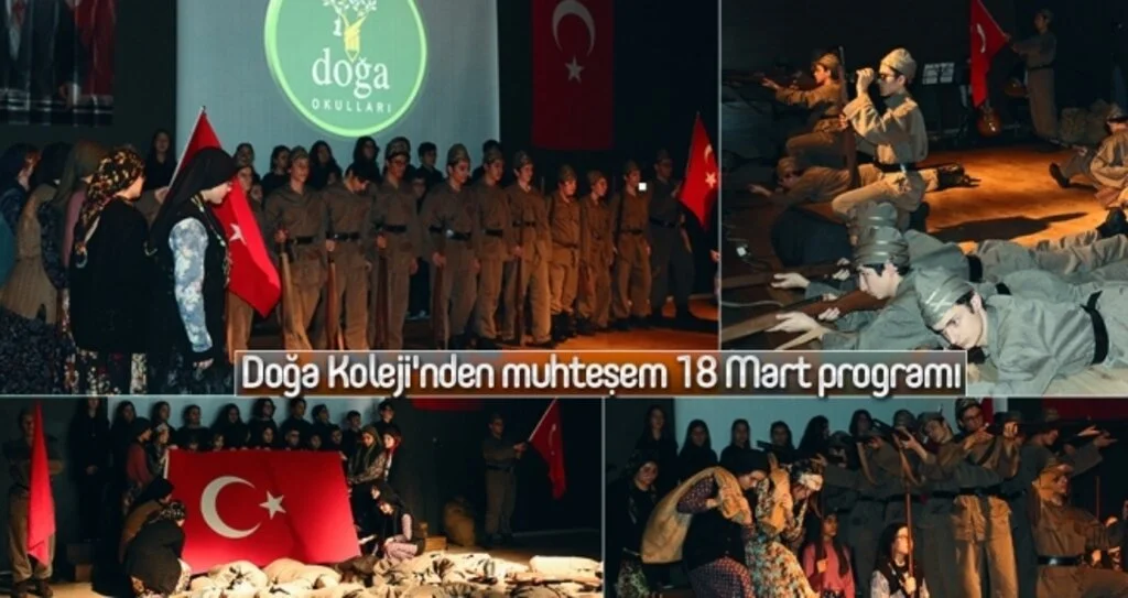 DOĞA KOLEJİ kahramanları andı 