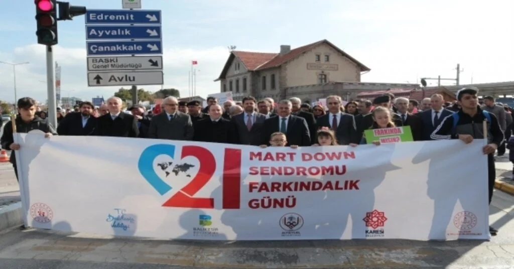 Down Sendromu Farkındalık Yürüyüşü Yapıldı