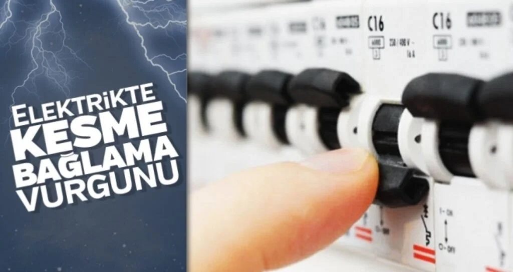 Elektrikte kesme bağlama vurgunu   