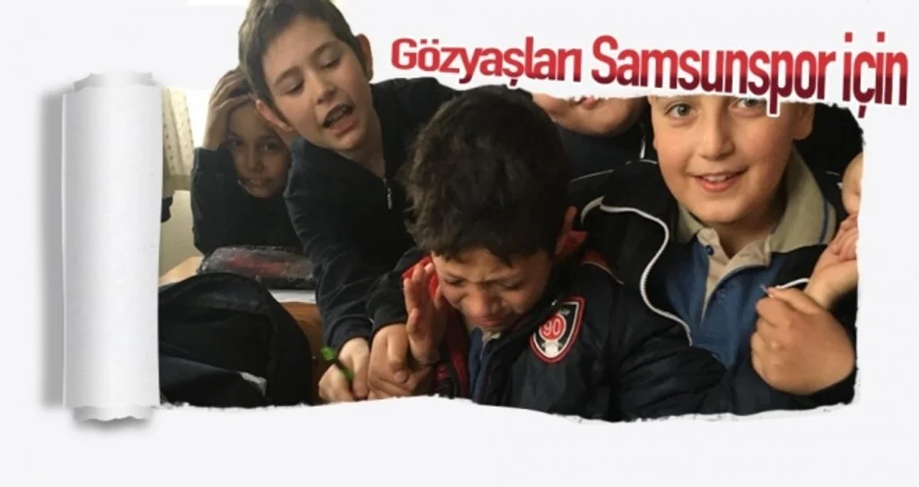 Gözyaşları Samsunspor için