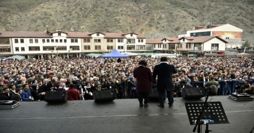 Gümüşhanede Başkan Çimene Destek Konseri