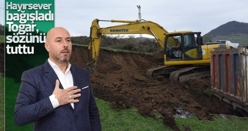 Hayırsever bağışladı Togar, sözünü tuttu