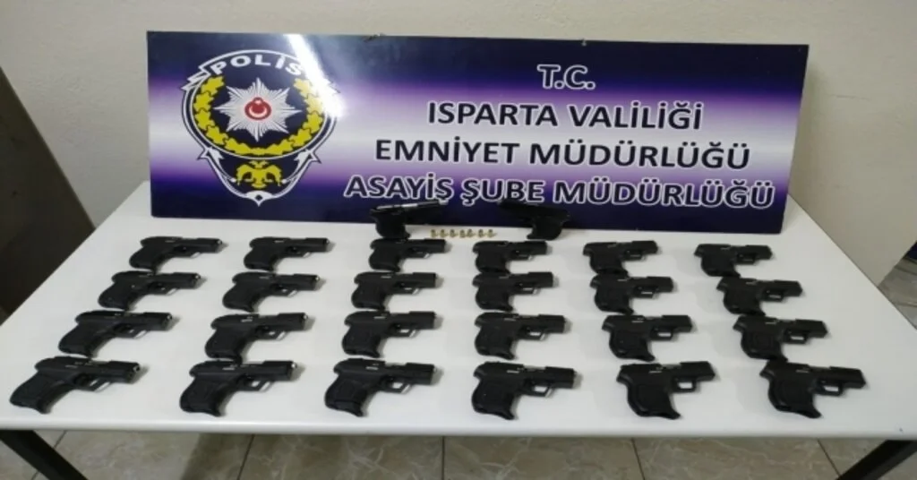 Ispartadaki Yasadışı Silah Ticaretinde 2 Tutuklama