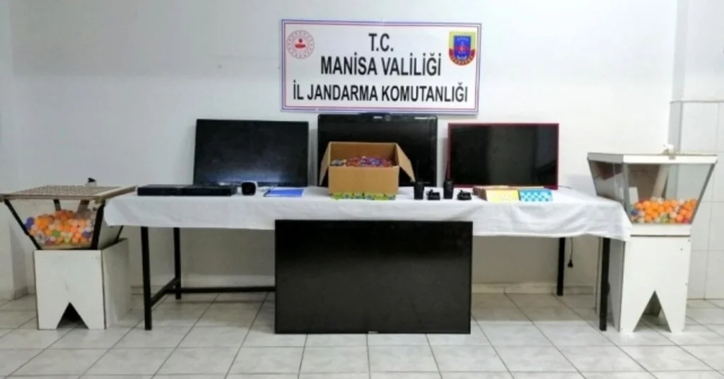 Jandarmadan Dernek Binasına Kumar Baskını