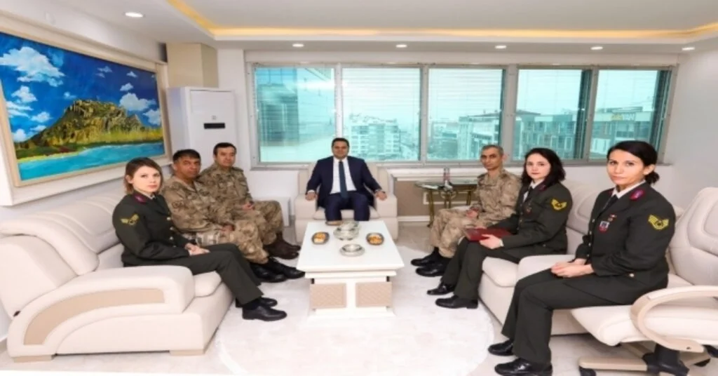 Jandarmadan İpekyolu Belediye Başkan Vekili Öztürke Teşekkür Ziyareti