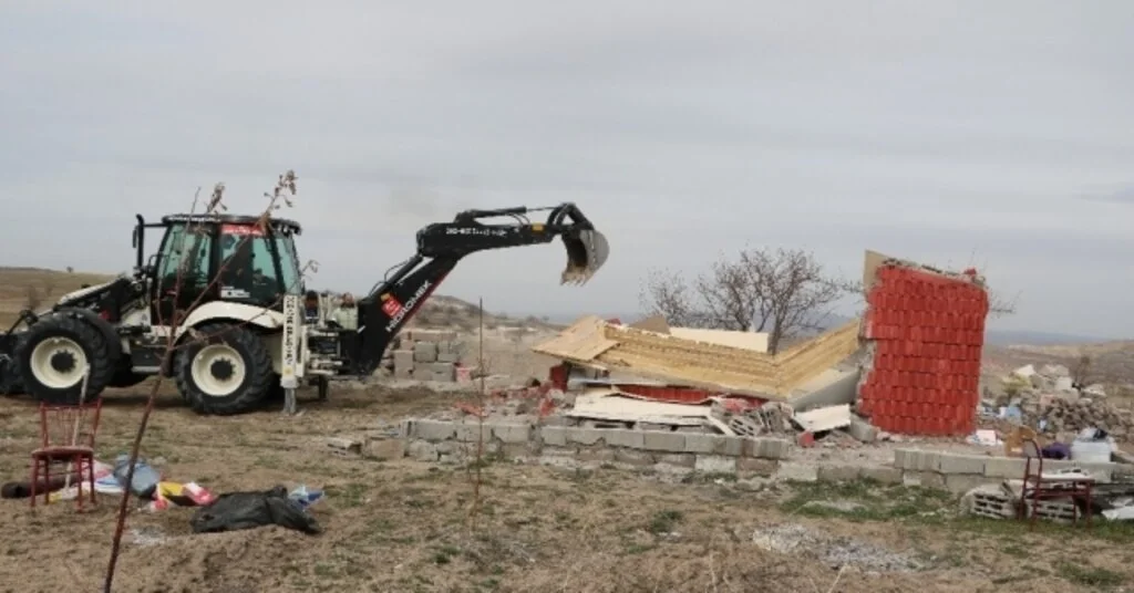 Kapadokyada Yıkılan Kaçak Yapı Sayısı 53E Ulaştı
