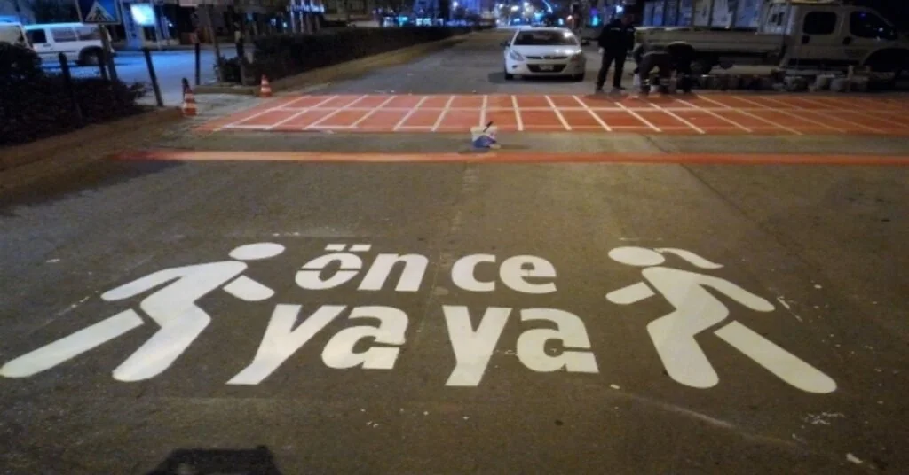 Karaman Belediyesinden ‘Önce Yaya Çalışması