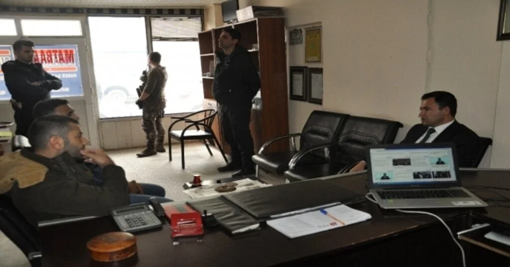Kaymakam Uzandan Gazetecilere Ziyaret