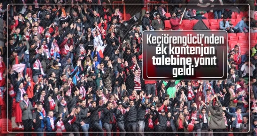 Keçiörengücü'nden ek kontenjana yanıt geldi