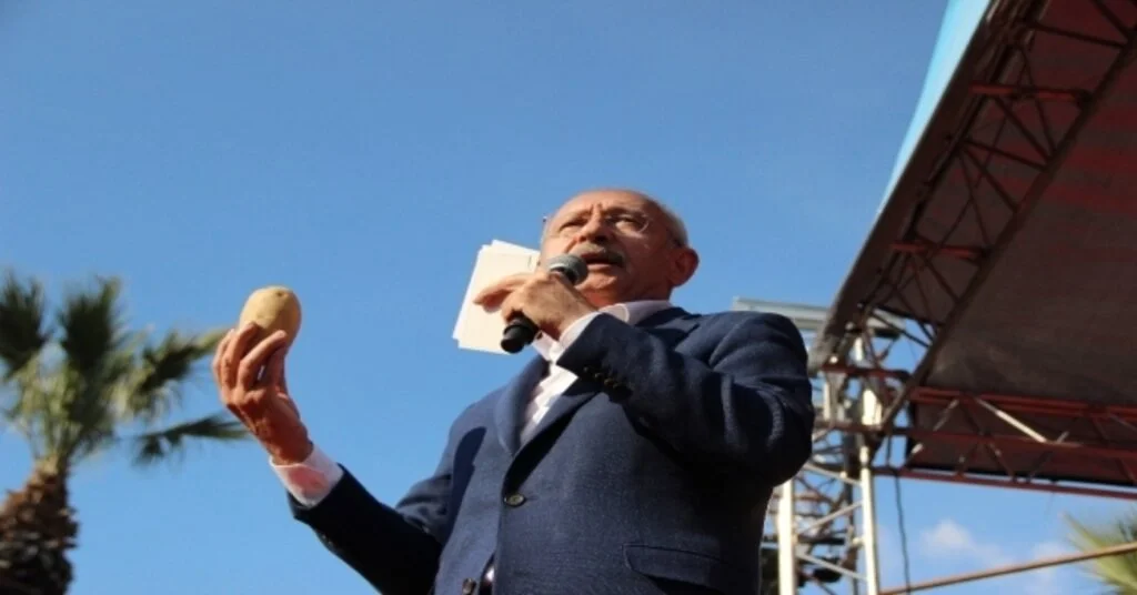 Kılıçdaroğlu Ödemiş Patatesini Göstererek Konuştu: