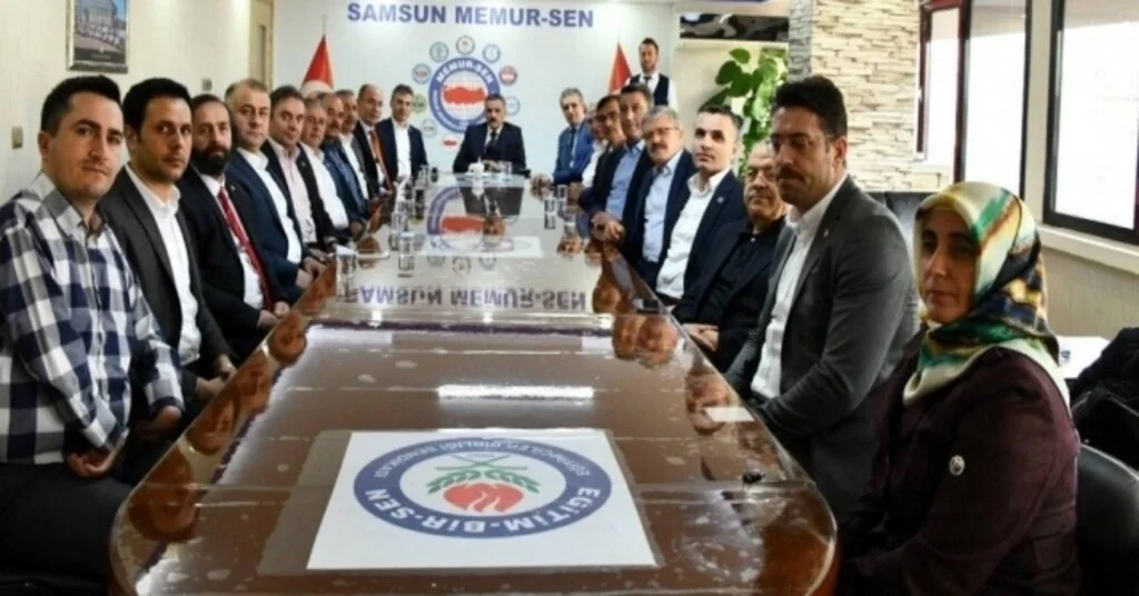 Memur-Sen Vali Kaymakı Ağırladı