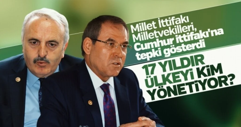 Millet İttifakı Milletvekilleri, Cumhur İttifakı'na tepki gösterdi 