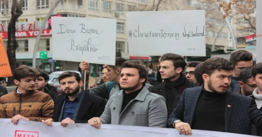 Mttbden Kızılayda Christchurch Eylemi