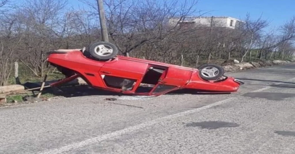 Orduda Otomobil Takla Attı: 1 Yaralı