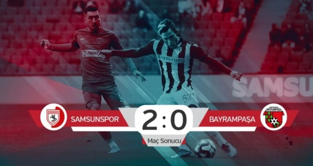 Samsunspor: 2 Bayrampaşa: 0 (Maç sonucu)