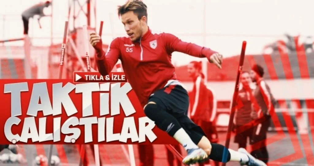 Samsunspor taktik çalıştı