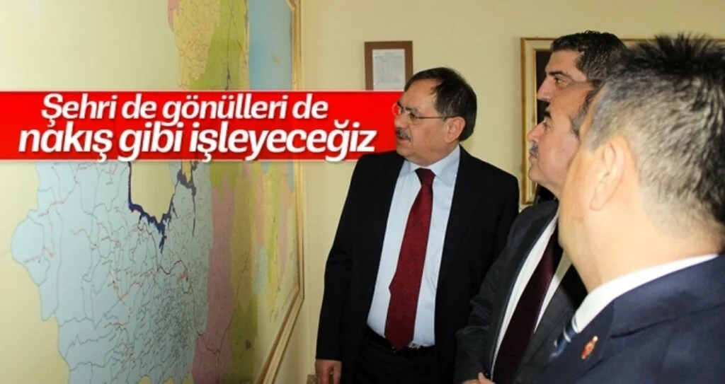 Şehri de gönülleri de nakış gibi işleyeceğiz