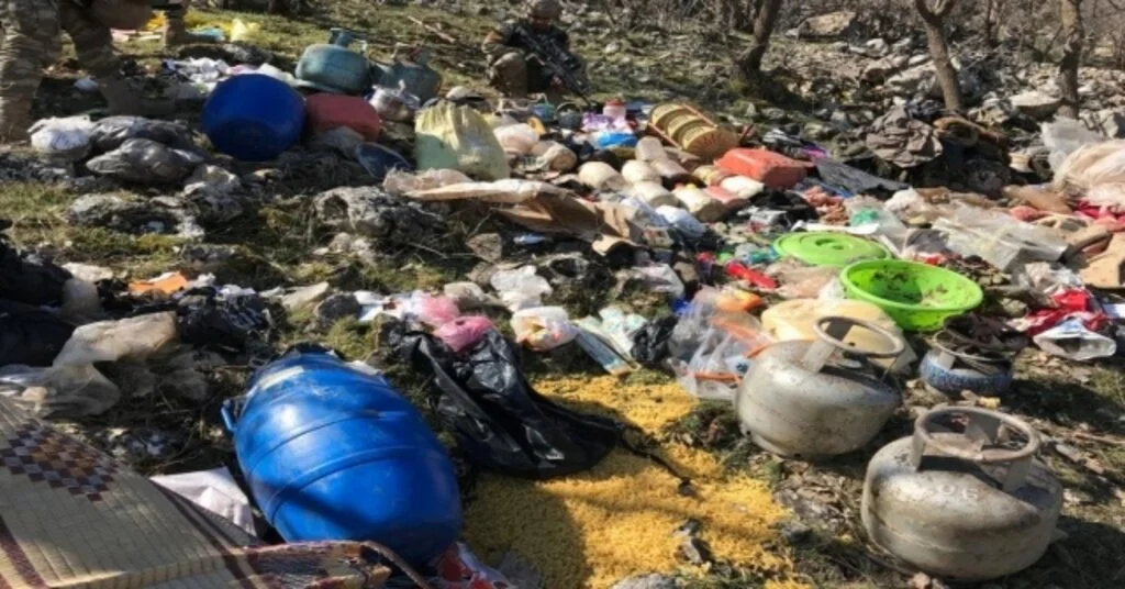 Siirtte Pkkya Ait Sığınaklar İmha Edildi