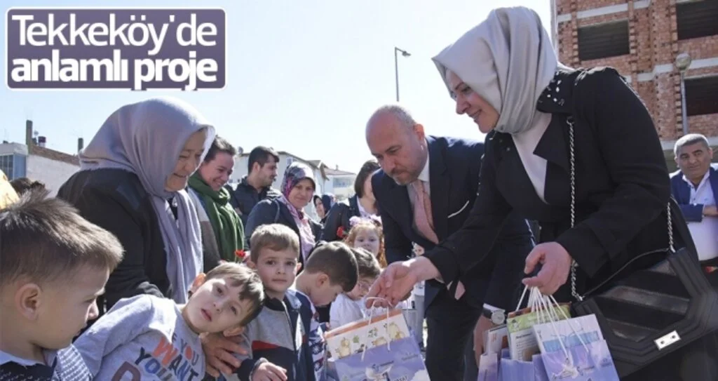 Tekkeköy'de anlamlı proje 