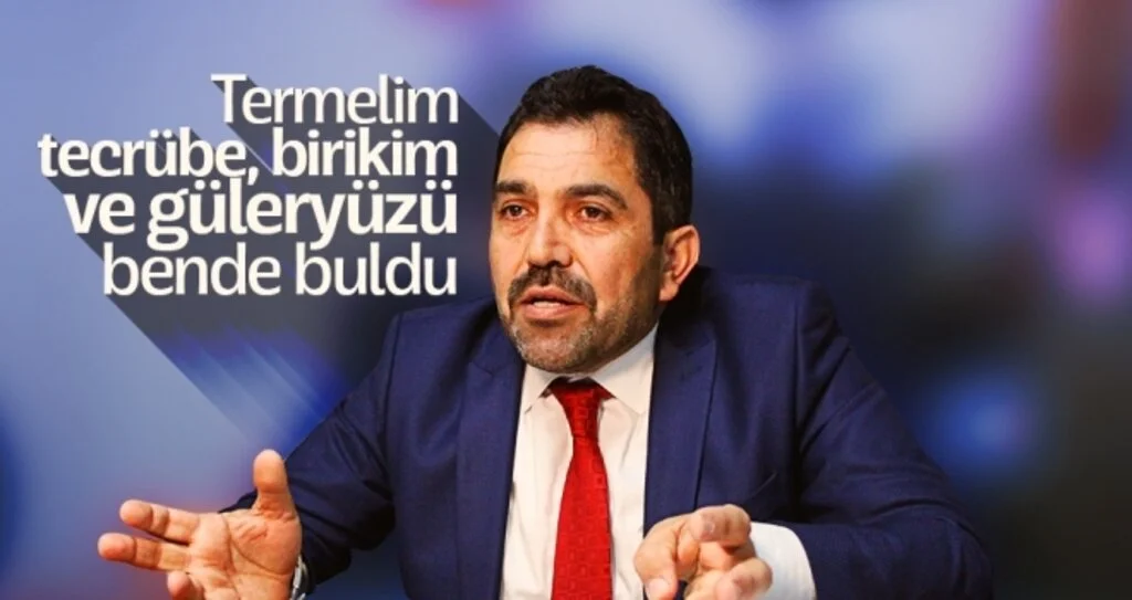 'Termelim tecrübe, birikim ve güleryüzü bende buldu'