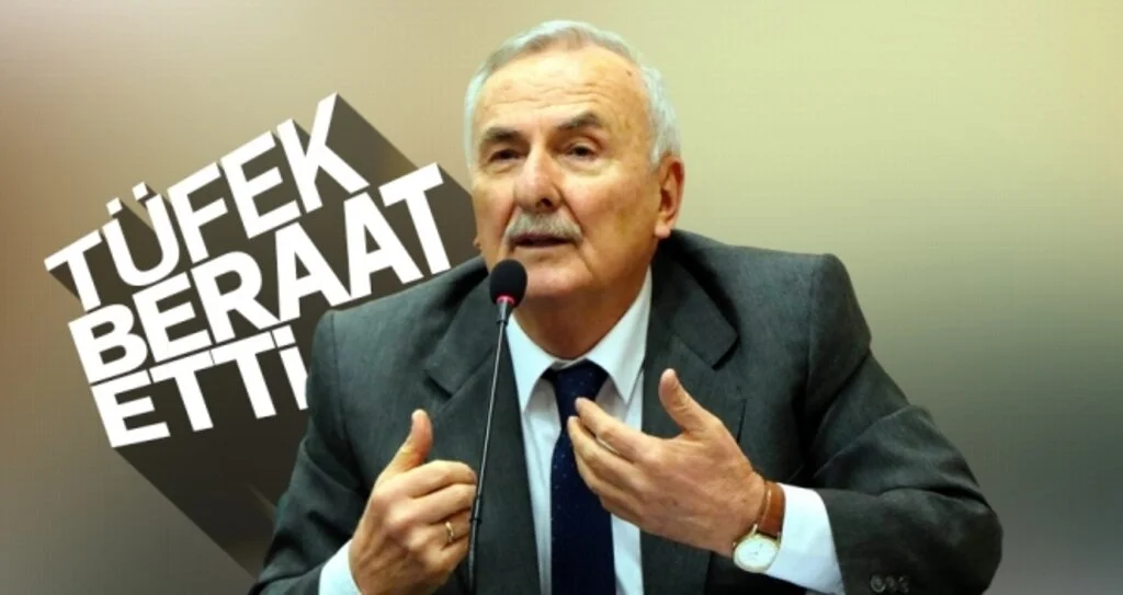 Tüfek beraat etti 