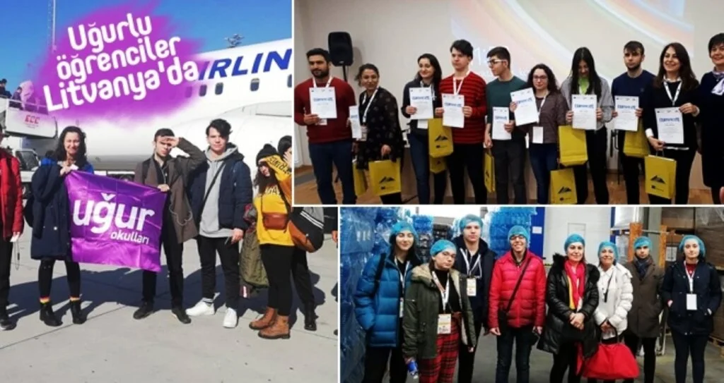 Uğurlu öğrenciler Litvanya'da