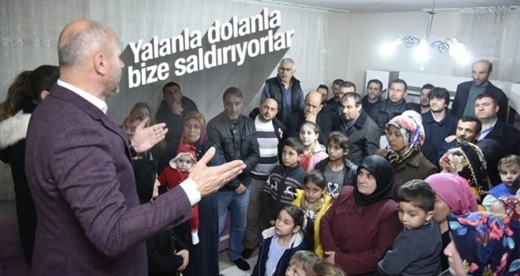 Yalanla dolanla bize saldırıyorlar 