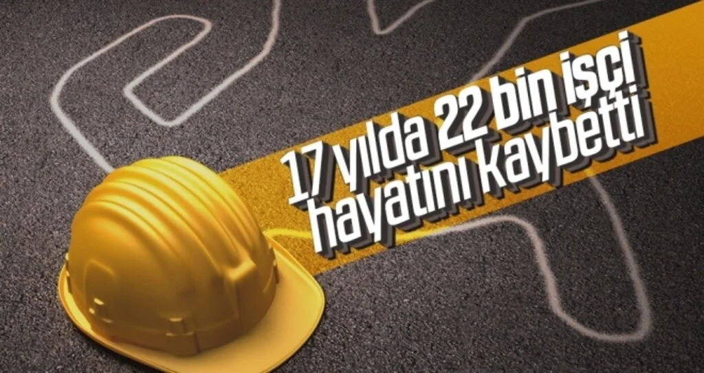 17 yılda 22 bin işçi hayatını kaybetti 