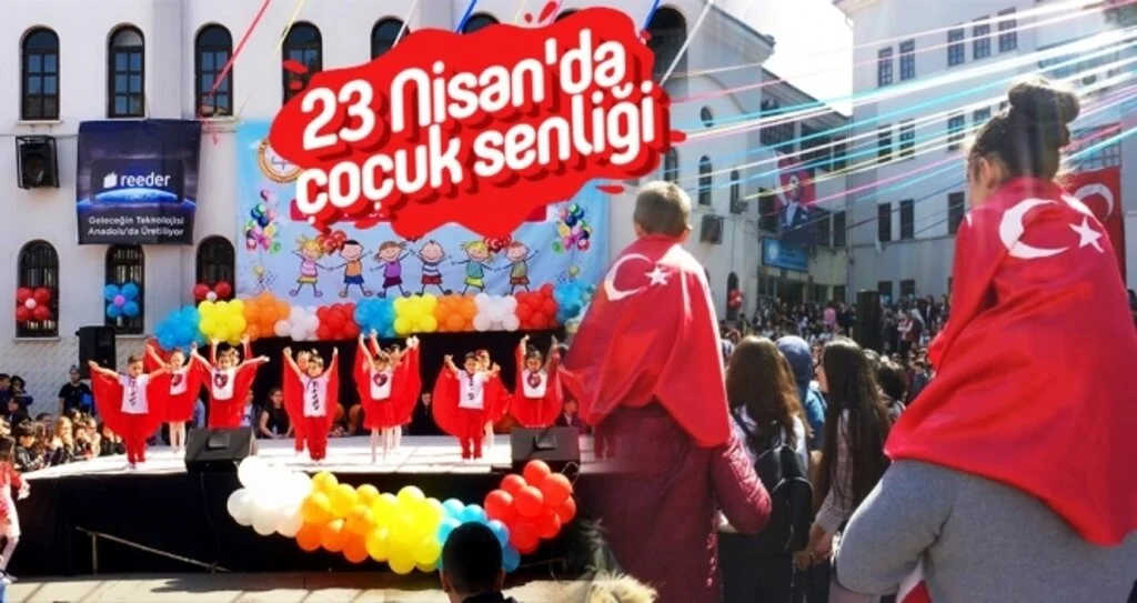 23 Nisan'da çocuk şenliği 