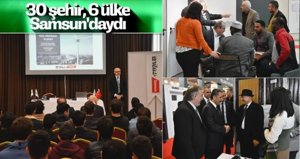 30 şehir, 6 ülke Samsun'daydı