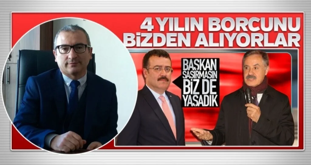 4 yılın borcunu bizden alıyorlar