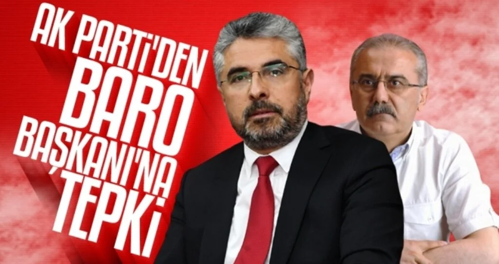 AK Parti'den Baro Başkanı'na tepki