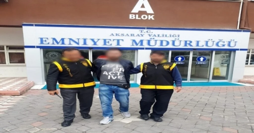 Aksarayda 8 Yıl Hapis Cezası Bulunan Uyuşturucu Taciri Yakalandı