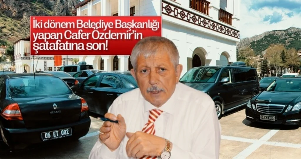 Amasya'da 15 müdürün altına araba çekilmiş!