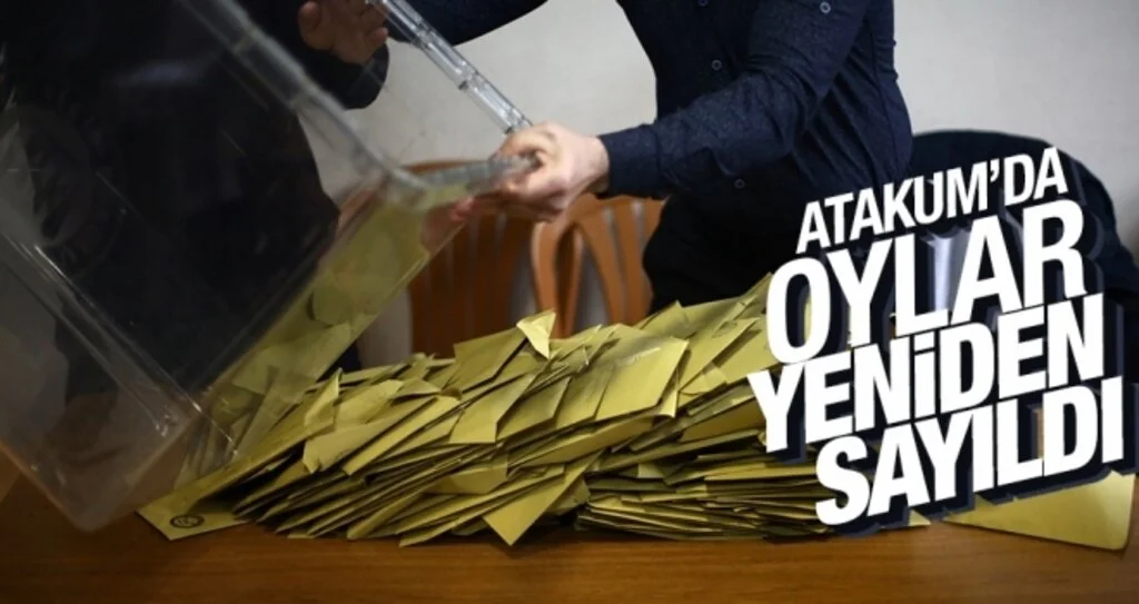 Atakum’da oylar yeniden sayıldı