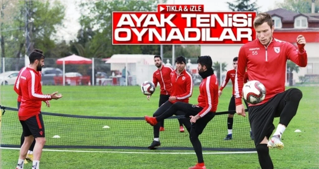 Ayak tenisi oynadılar