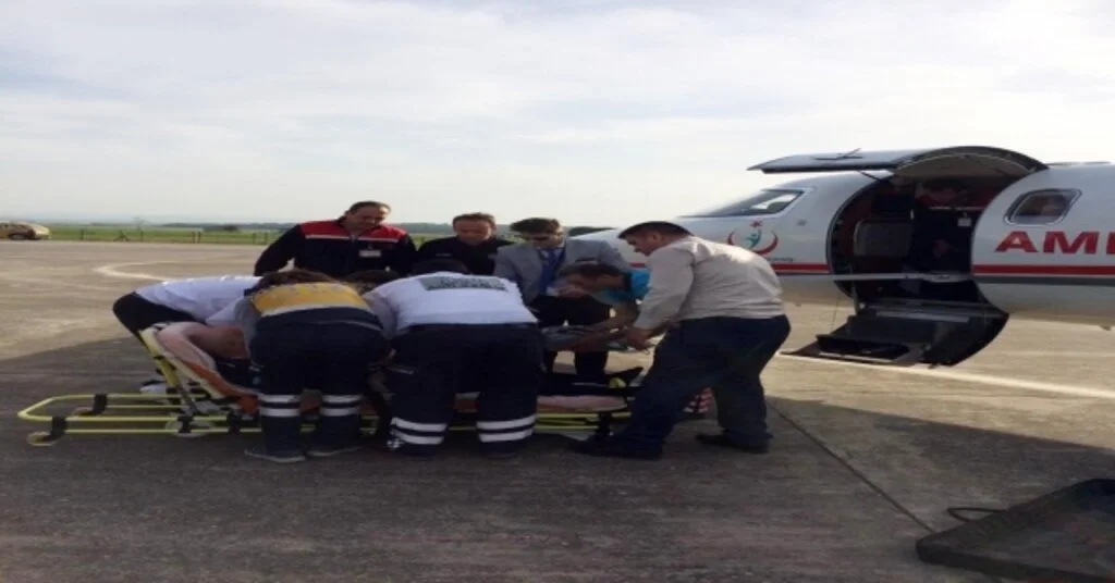 Balıkesirden Uçak Ambulansla Şanlıurfaya Hasta Nakli