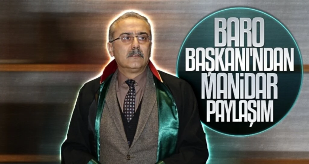 Baro Başkanı'ndan manidar paylaşım 