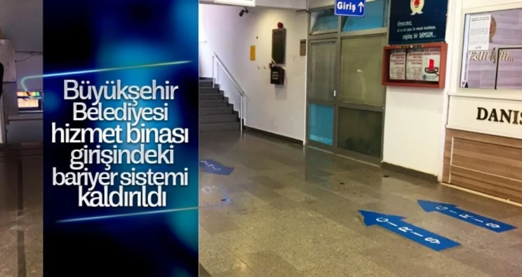 Başkan Demir, bariyer sistemini kaldırttı