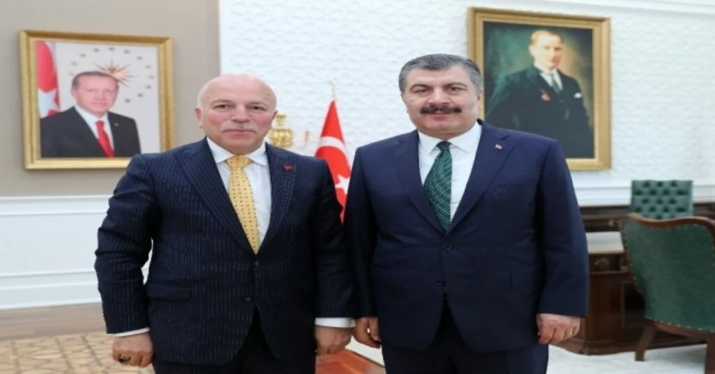 Başkan Sekmenden Sağlık Bakanı Dr. Kocaya Ziyaret