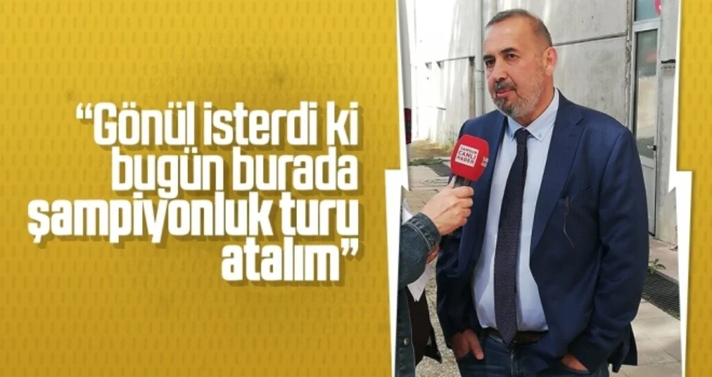 Başkan Uyanık: Gönül isterdi ki bugün burada şampiyonluk turu atalım