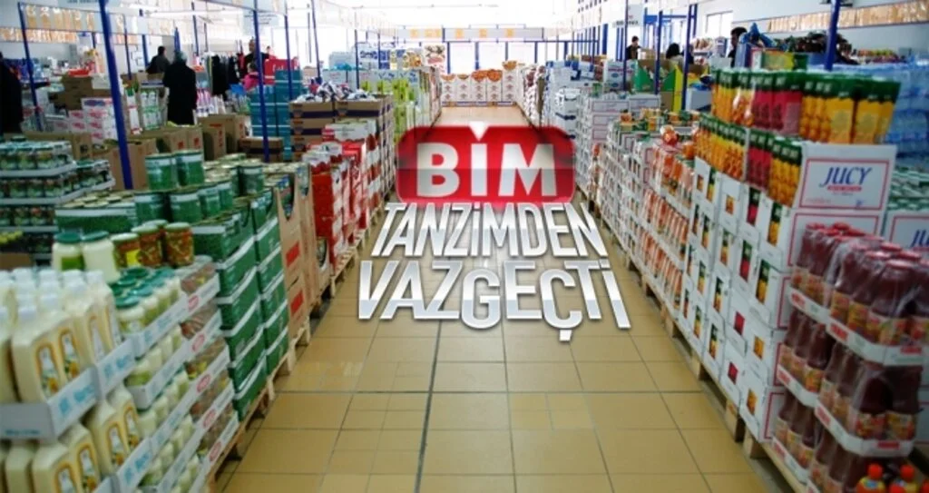 BİM tanzimden vazgeçti!
