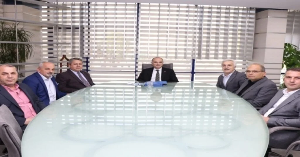 Bölge Başkanı Taşlı Ve Yönetiminden Başkan Özlüye Ziyaret