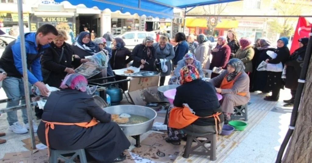 Çan Belediyesinden Miraç Kandilinde Gödek İkramı